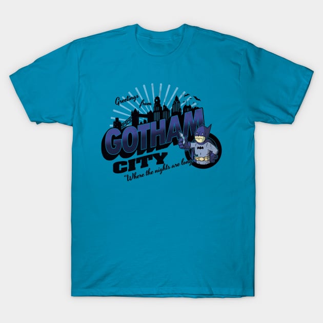 Long night city T-Shirt by Tosky